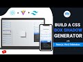 CSS Box Shadow Generator App with React.js, Vite & Tailwindcss