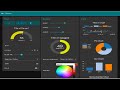 Node-Red Dashboard Displaying the reading sensor on the webserver