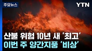 [단독] 올봄 산불 위험 10년새 '최고'...이번 주 양간지풍 '비상' / YTN