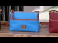 Dooney & Bourke Pebble Leather Ginger Pouchette on QVC