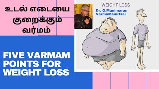 Five Varmam Points for Weightloss | 5 வர்மப்புள்ளிகள் உடல் எடையை குறைக்க