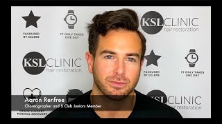 S Club Junior, Aaron Renfree Reveals He's Had A Hair Transplant at KSL Clinic