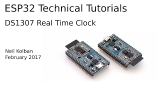 ESP32 Technical Tutorials: DS1307 Real Time Clock