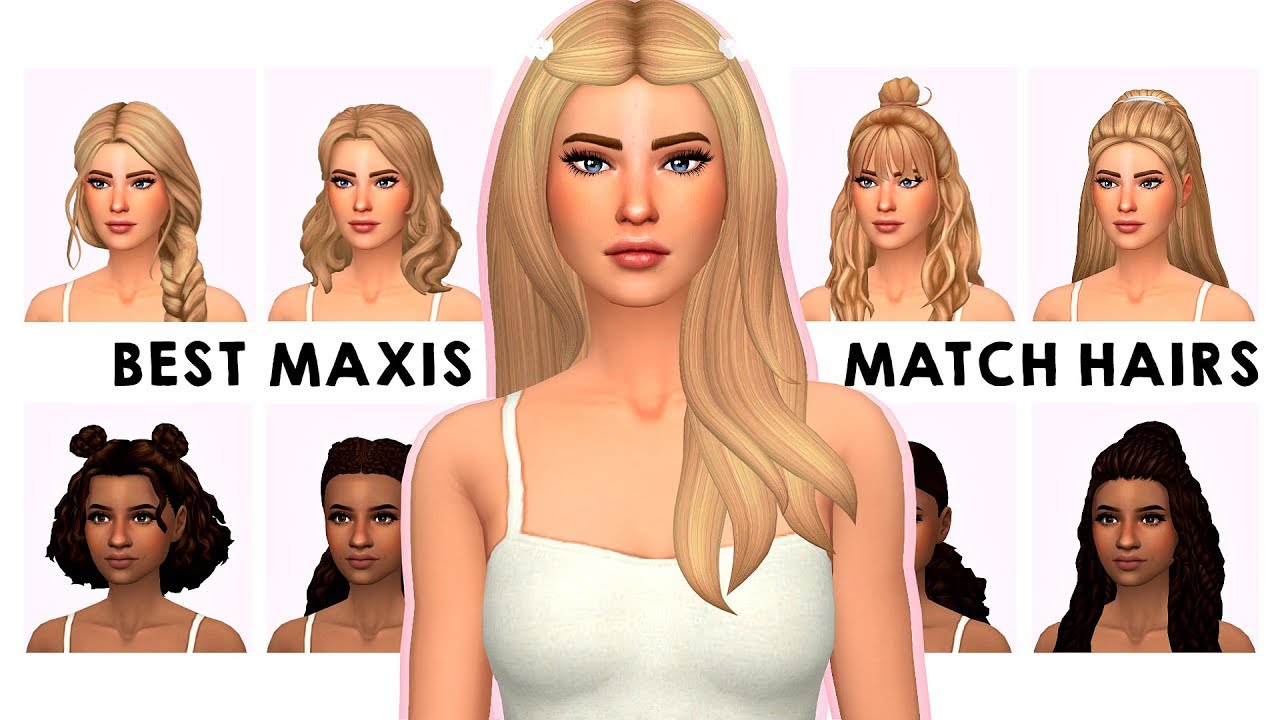 Sims 4 Cc Hair Female Maxis Match - 2024 HairStyles Ideas