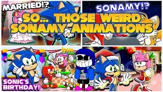 So..Those Weird Sonamy Animations (Sonic \u0026 Amy Squad)