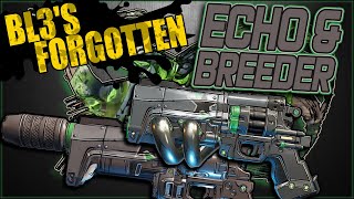 BL3's Forgotten - Echo \u0026 Breeder - Legendary Torgue Pistols Showcase \u0026 Guide