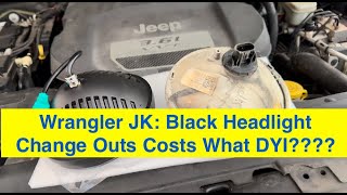 How to change #Headlights on your @Jeep #wrangler #JK under 11 minutes