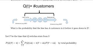 Bernoulli Single Server Queues Example Question