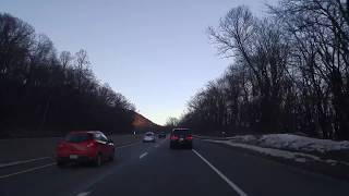 Driving from Easton to Stroudsburg,Pennsylvania