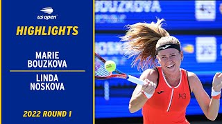 Marie Bouzkova vs. Linda Noskova Highlights | 2022 US Open Round 1