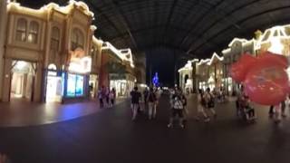 【VR Disney】夜のワールドバザール【ディズニーランド】