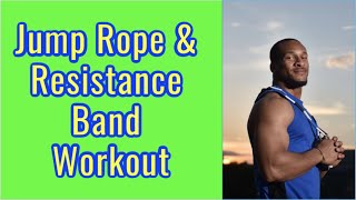 Jump Rope and Resistance Band Endurance Workout