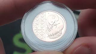 UK 2024 DORMOUSE ONE PENNY COIN OF THE DAY