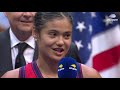 Emma Raducanu On-Court Interview  2021 US Open Final