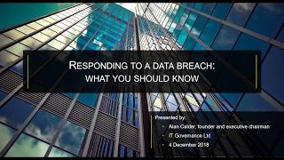 Webinar: Responding to a Data Breach | What you should know!