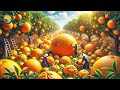 How Farmers Harvest Millions of Oranges: Orange Juice Processing Factory | Farming Documentary