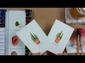 make card with watercolor