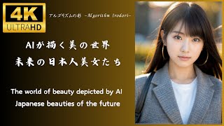 アルゴリズムの彩 -Algorithm Irodori- 「AIが描く美の世界：未来の日本人美女たち」