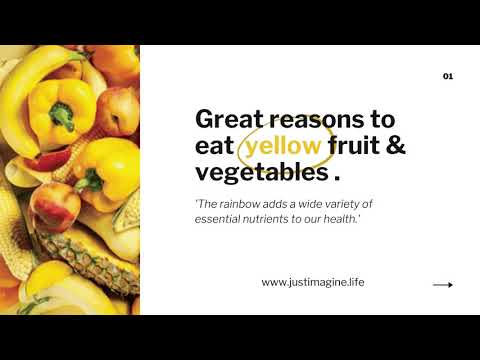 Great Reasons To Eat Yellow Fruit And Vegetables - YouTube