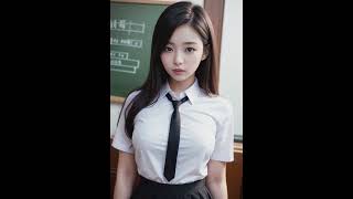 여고 얼짱 교복 룩북 Girl's school uniform lookbook 女子高イケメン制服ルックブック\