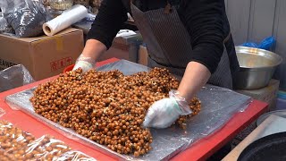 추억소환!! 말랑말랑하고 딱딱하지 않은 존맛탱구리 오란다!! / 대구 서문시장 / Korean traditional snacks / Korean market food