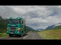 driving in austria. roads in alps between seeboden and mallnitz. 4k