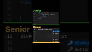 Junior Vs Senior Frontend developer 💻 #programming#javascript#html#coding #css#html5#webdevelopment
