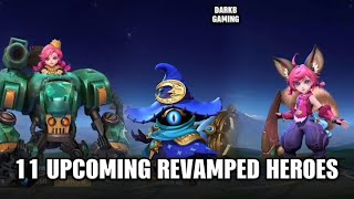 11 Upcoming Revamped Heroes in 2025 | Revamped Nana | Revamped Jawhead | Mobile Legends