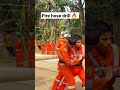 fire hose drill 🔥 fire firefighter firesafety firebrigade shorts viralvideo nfsa