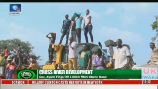 Cross River Development: Gov. Ayade Flags Off 138Km Mfon-Obudu Road