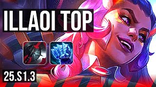 ILLAOI vs FIORA (TOP) | 1200+ games | KR Master | 25.S1.3