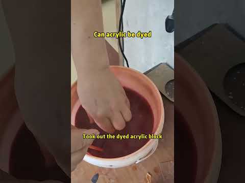 Can modacrylic be dyed?