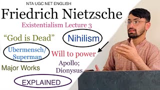 Friedrich Nietzsche || Nihilism; God is Dead; Ubermensch/Superman; Will to Power || Explained