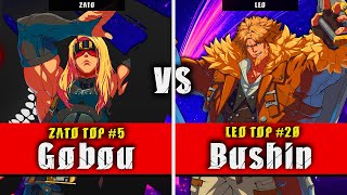 GGST | Gobou (Zato) VS Bushin (Leo) | Guilty Gear Strive High level gameplay