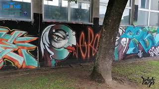 #Graffiti #Jasło NOWE prace na mieście #streetart