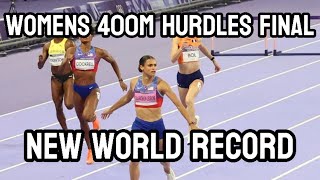 Sydney Mclaughin-Levrone SMASHES HER PREVIOUS 400M HURDLES WORLD RECORD