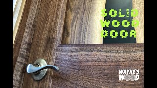 The most Amazing Solid wood epoxy door