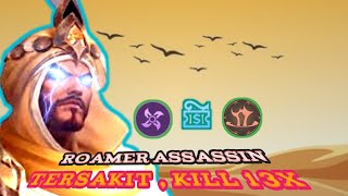 Solo Rank, Khaleed Roamer Assassin Paling sakit, Begini cara Build, Emblem dan Rotasinya