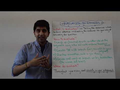 How do you write a good evaluation?