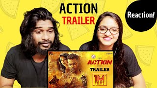 ACTION Trailer Reaction I Vishal, Tamannaah I Hiphop Tamizha | SWAB REACTIONS with Stalin & Afreen