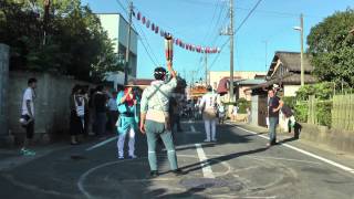 潮来祇園祭２０１４　素鵞熊野神社へお神輿還御後の八丁目　静御前の山車　８月３日　茨城県潮来市 00010