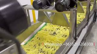 3000kg/h frozen French fries line starts running