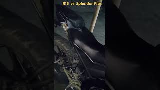 R15 vs Splendor+/comprises #shorts