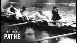 Oxford Practising For Boat Race (1914-1918)