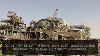 Tasiast mill re-start test - July 28, 2021