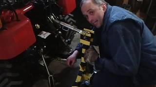 The brand new three point hitch attach installation on my Mahindra eMax 20s HST !