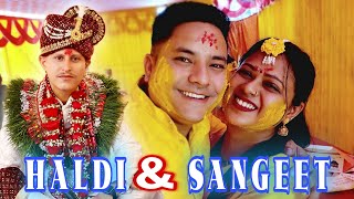 HALDI \u0026 SANGEET ceremony #saalekishaadi || Angad wedding || sangeet ceremony haldi ceremony