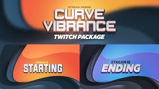 PS Tutorial: Simplistic Stream/Twitch Package: Vibrant Curves