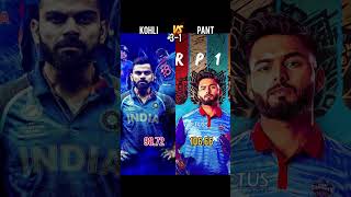 virat kohli vs rishabh pant|| comperision video #cricket #shorts #viratkohli #rishabhpant