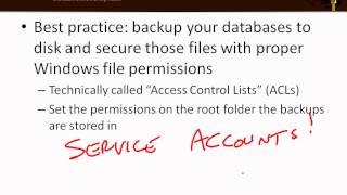 SQL Server Backup Compression and Security